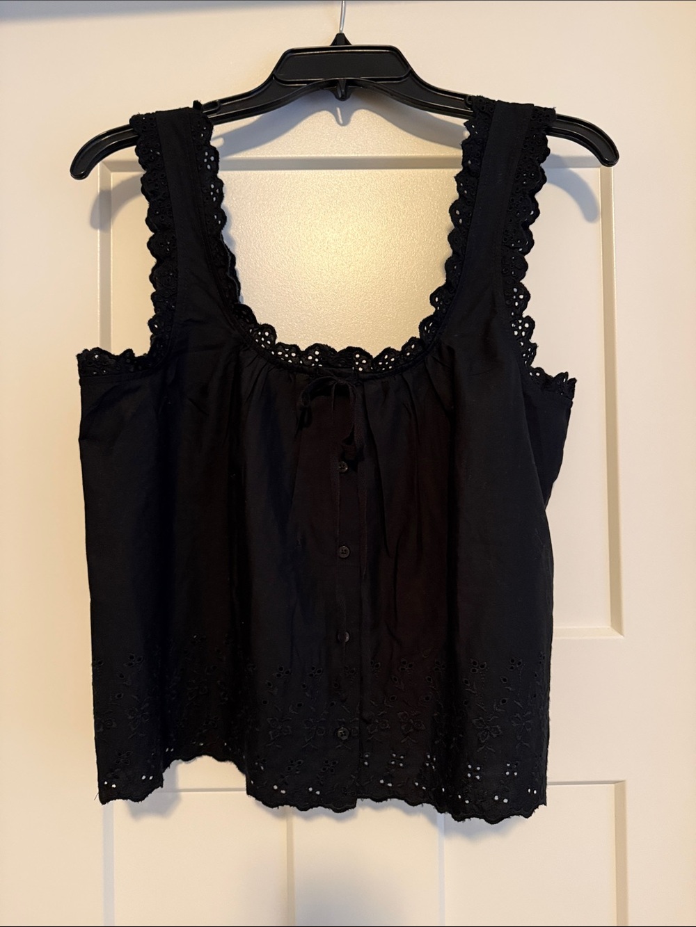 Viral GAP cotton poplin eyelet tank medium petit